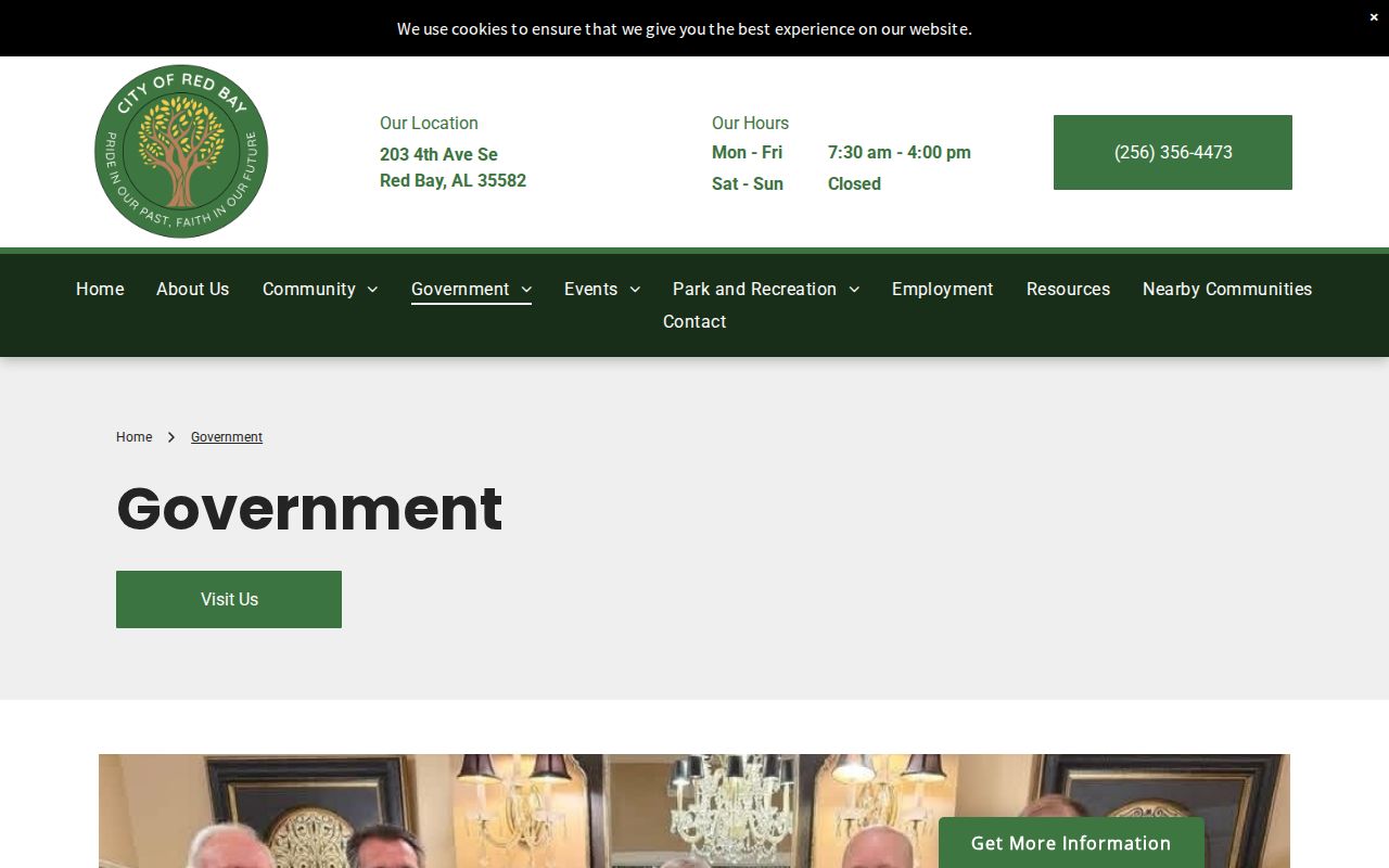 Red Bay criminal records government police contact page in Franklin County